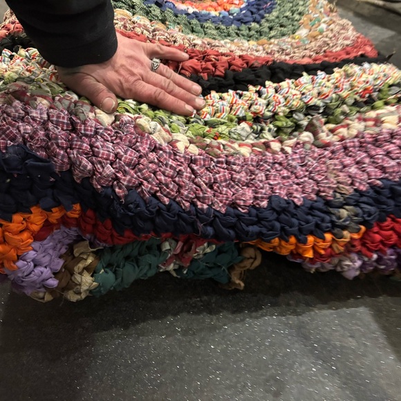 Vibrant Multicolor Handwoven Rug - Picture 1 of 11